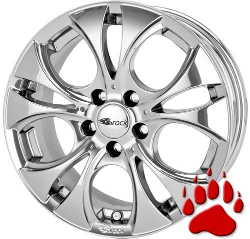 B20 CHROM BROCK ALUFELNI 18 5x114,3 KIA HONDA MAZDA ET38 2. kép