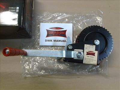 Dragon DWK 12 kézi csörlő - hevederes Új Teherbírás: 540 kg 