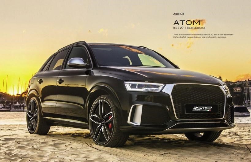 GMP ITALIA ATOM FEKETE 20'' 5x112 AUDI A4 A5 A6 A7 A8 Q3 Q5 Q7 TUV KBA 5. kép