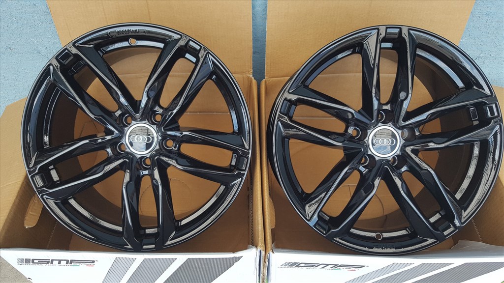 GMP ITALIA ATOM FEKETE 20'' 5x112 AUDI A4 A5 A6 A7 A8 Q3 Q5 Q7 TUV KBA 8. kép