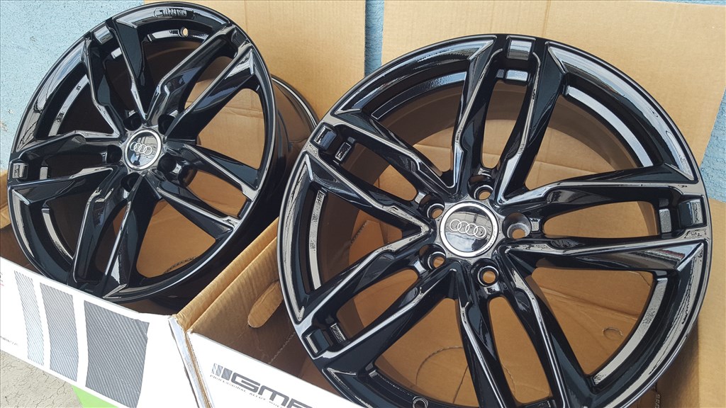 GMP ITALIA ATOM FEKETE 20'' 5x112 AUDI A4 A5 A6 A7 A8 Q3 Q5 Q7 TUV KBA 10. kép