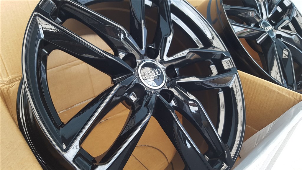 GMP ITALIA ATOM FEKETE 20'' 5x112 AUDI A4 A5 A6 A7 A8 Q3 Q5 Q7 TUV KBA 13. kép