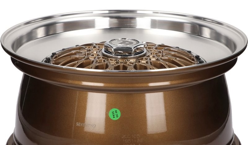 RC 79R BRONZ 16 4x100/4x114,3 ALUFELNI ET35 TOYOTA KIA HYUNDAI BMW E30. 4. kép