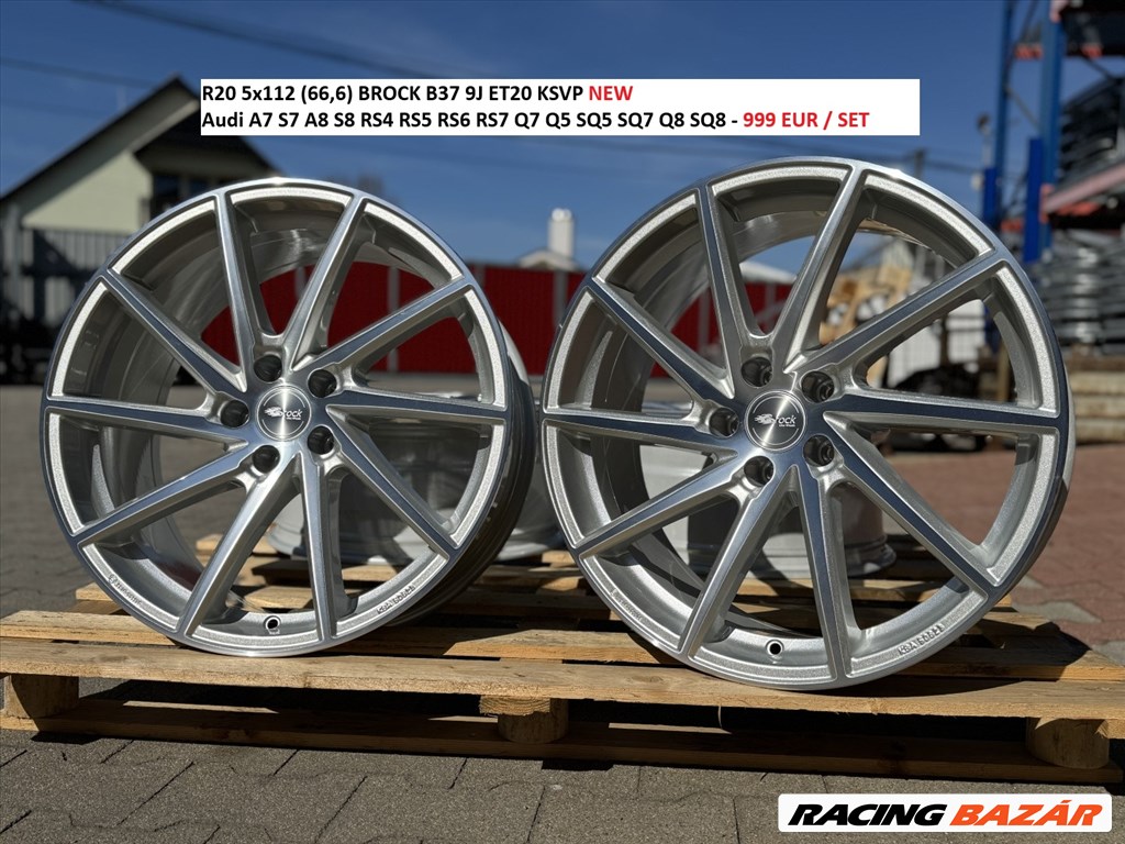 R20 5x112 (66,6) BROCK B37 9J ET20  A7 S7 A8 S8 RS4 RS5 RS6 RS7 Q7 Q5 SQ5 SQ7 Q8 SQ8  1. kép