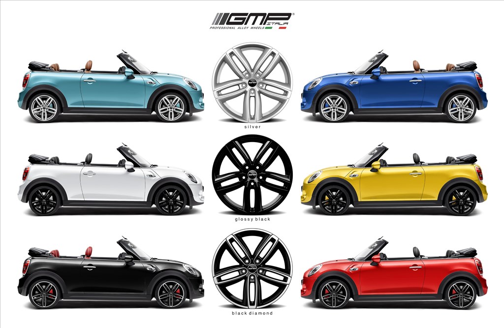 DIVA MB ALUFELNI 17'' 5x112 MINI COOPER ONE F55 F56 GMP ITALIA 4. kép