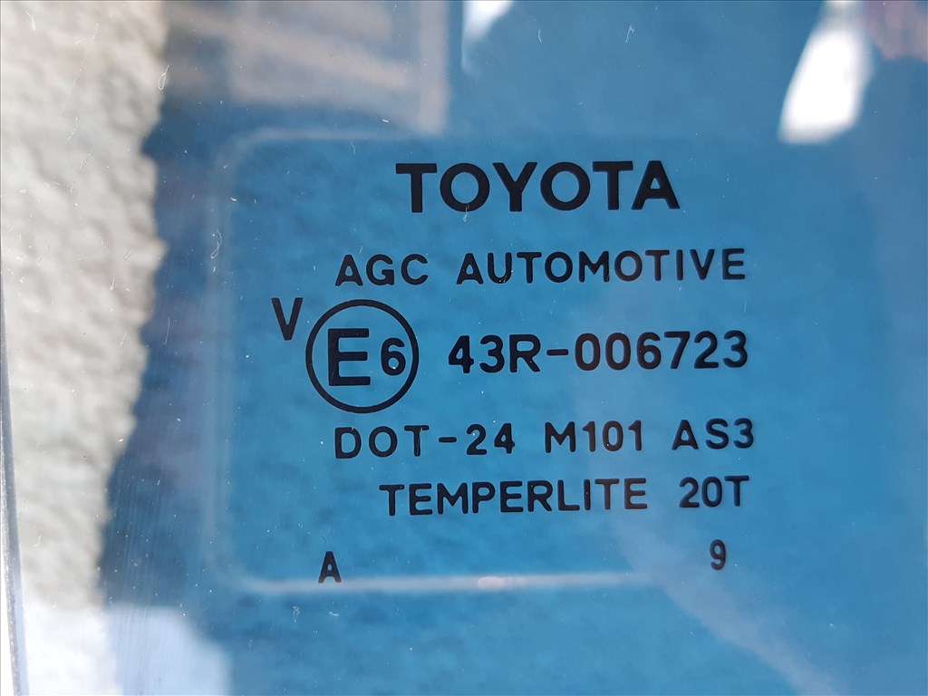 Peugeot 2008 1 gen. (2012-2019) Jobb hátsó ajtóablak üveg 43R006723 DOT24M101AS3 oem9678175080 3. kép