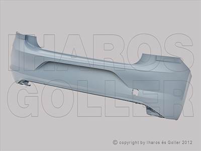 VW Polo 2017-2021 - Hátsó lökhárító alapozott