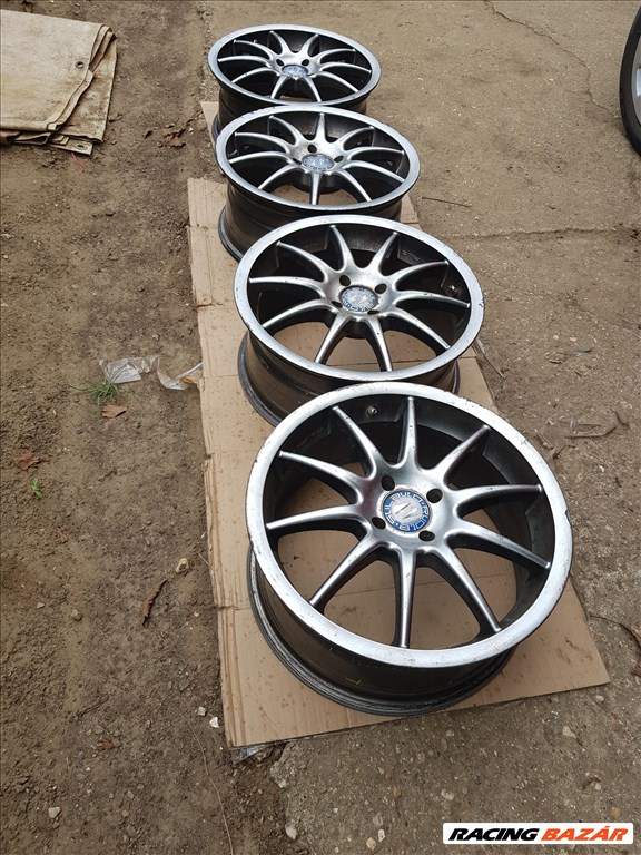  4x100 lyukosztású 7JJ 17" használt Stilauto alufelni 1. kép