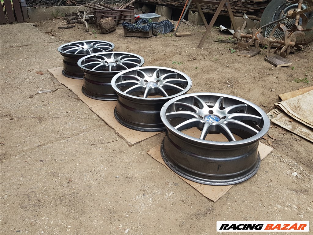  4x100 lyukosztású 7JJ 17" használt Stilauto alufelni 2. kép