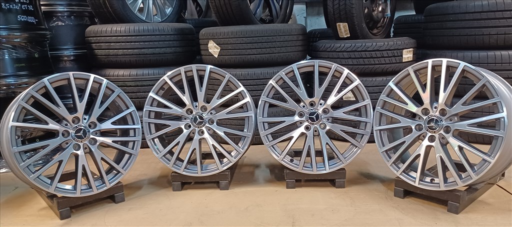 Gyári Mercedes A B CLA W177 alufelnik 5x112 7,5x18 ET49 4db 6. kép