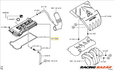 AKCIÓ! - 1035A333 Mitsubishi ASX Szelepfedél 1.6L 4A92 2010-2023 1035a699