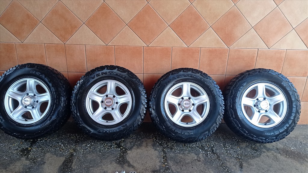 TEREPJÁRÓ 16" ALUFELNI 6X139,7 OFF-ROAD 255/70R16 GUMIVAL OLCSÒN!!! 1. kép