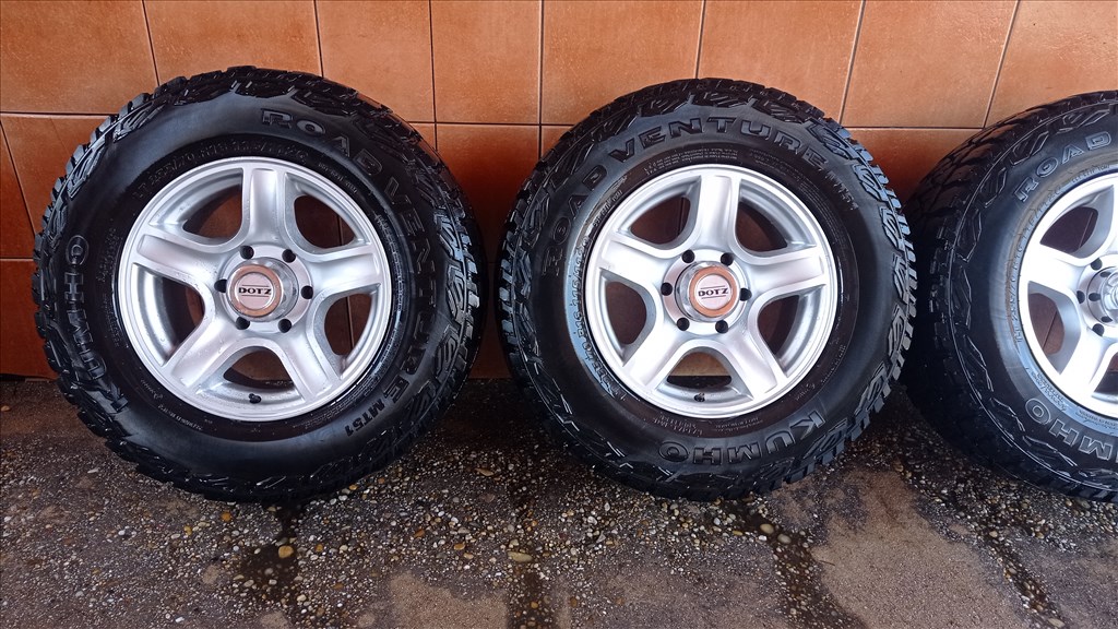 TEREPJÁRÓ 16" ALUFELNI 6X139,7 OFF-ROAD 255/70R16 GUMIVAL OLCSÒN!!! 2. kép