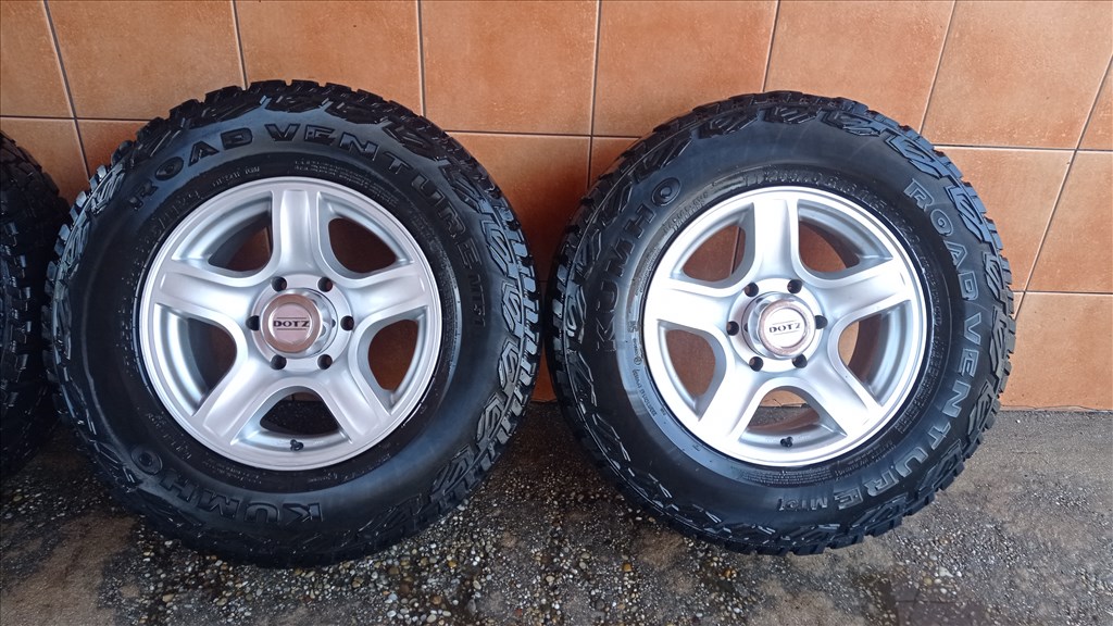 TEREPJÁRÓ 16" ALUFELNI 6X139,7 OFF-ROAD 255/70R16 GUMIVAL OLCSÒN!!! 3. kép