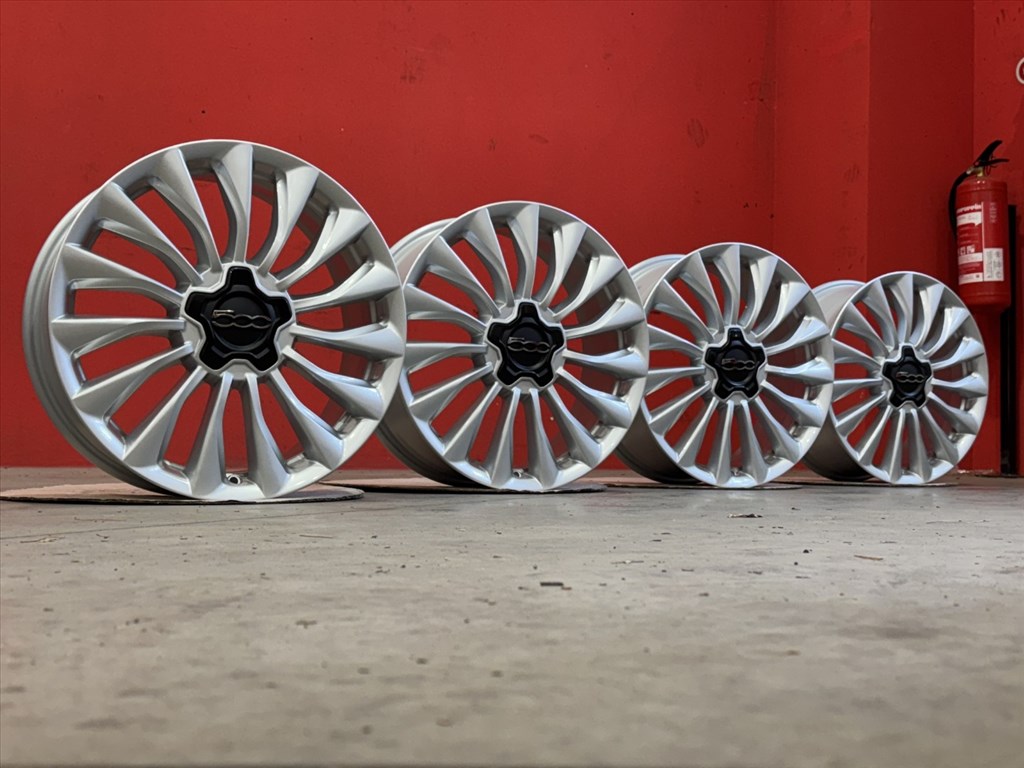 R18 5x110 Original Fiat 500X 7J ET40 OE 735625315  új gyári alufelnik felnik 5. kép