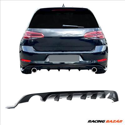 Volkswagen Golf VII VW GOLF 7 Fényes fekete hátsó diffúzor