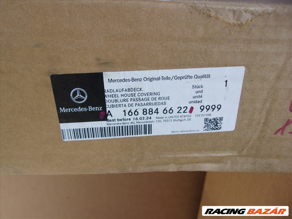 MERCEDES GL-OSZTÁLY A166 AMG Line jobb hátsó sárvédő ív 2013-2018 A1668846622 5. kép