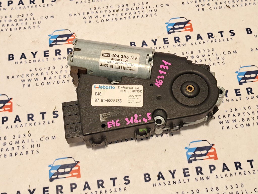 BMW E46 E38 tetõablak schiebedach tolótetõ motor 1. kép