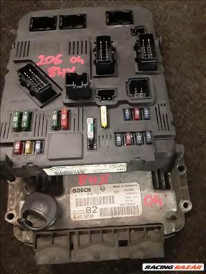 Peugeot 206 1.4 HDI Motorvezérlő BSI Szett 0281010707