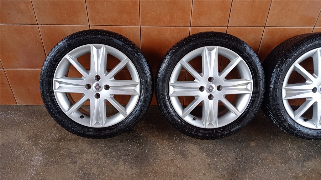 RENAULT MEGANE 17" ALUFELNI 4X100 TÉLI 205/50R17 GUMIVAL OLCSÒN!!! 2. kép