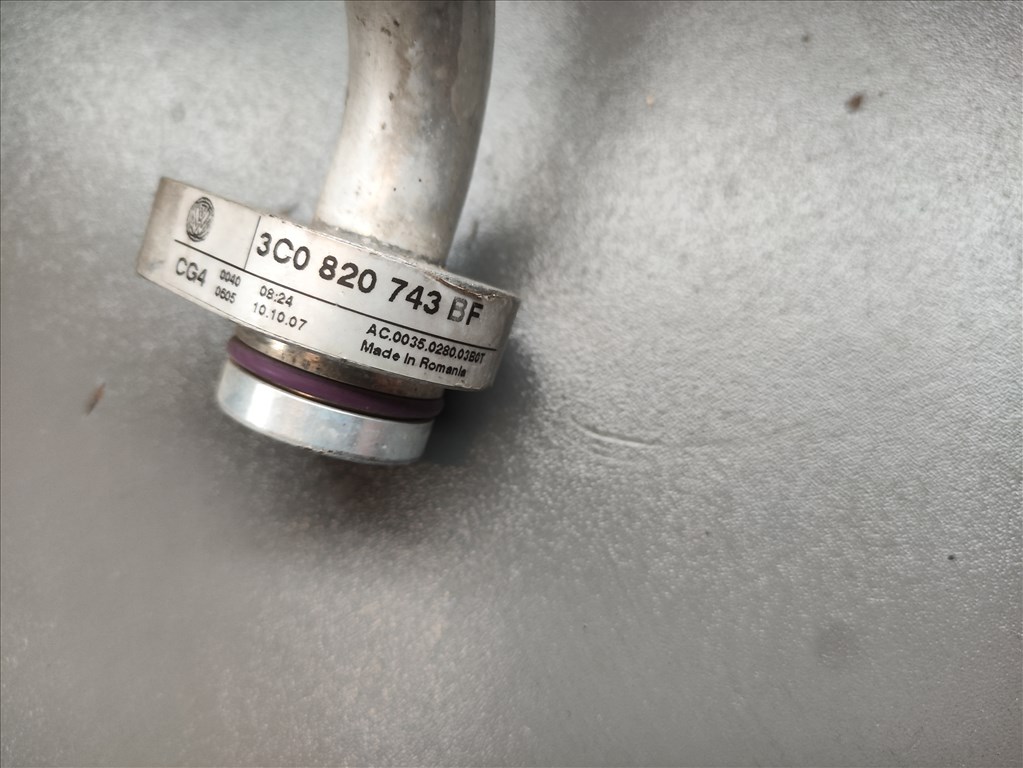 Volkswagen Passat B6 2.0 TDI klímacső  3c0820743bf 2. kép