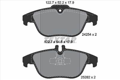 Fékbetét készlet TEXTAR 2425401 for MERCEDES-BENZ