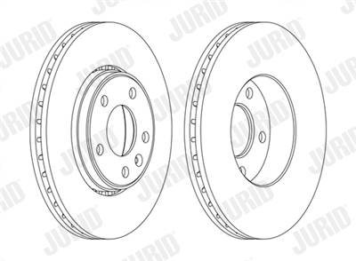 JURID 562241JC-1 - féktárcsa NISSAN OPEL RENAULT VAUXHALL