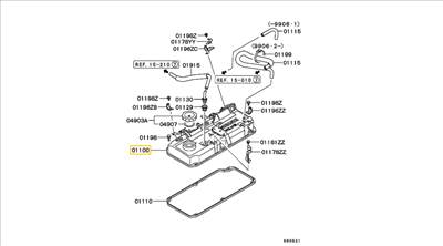 MD365793 Mitsubishi Pajero Pinin Szelepdekni 1.8GDI 2.0GDI 1998-2005