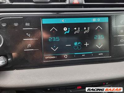Citroen C4 Picasso 2014-től navigációs kijelző fűtésvezérlő