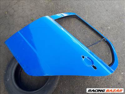 Skoda Fabia I 2003 , 5 ajtós bal hátsó kék üres ajtó 