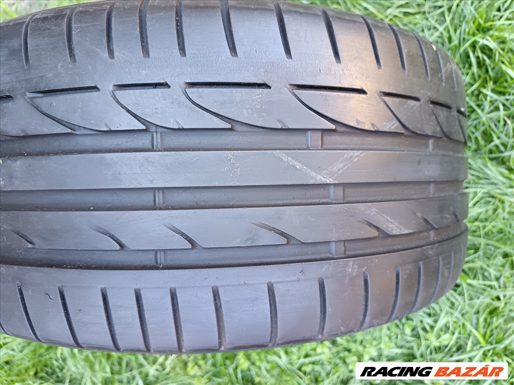  5x120 lyukosztású 18" újszerű (gyári felni) alufelni, rajta újszerű Bridgestone gumi  6. kép