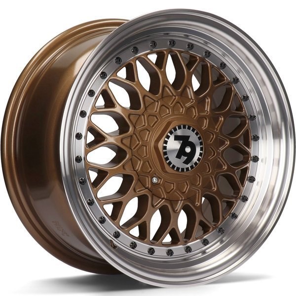 479 BRONZ ALUFELNI 17 5x112/5x120 TÍPUS BBS RS  ET35 1. kép