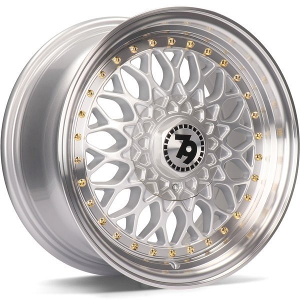 479 EZÜST ALUFELNI 17 5x112/5x120 TÍPUS BBS RS  ET35 . 1. kép