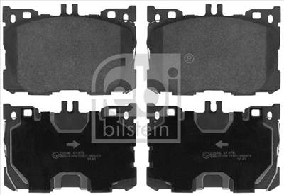 FEBI BILSTEIN 116428 - fékbetétkészlet, tárcsafék MERCEDES-BENZ