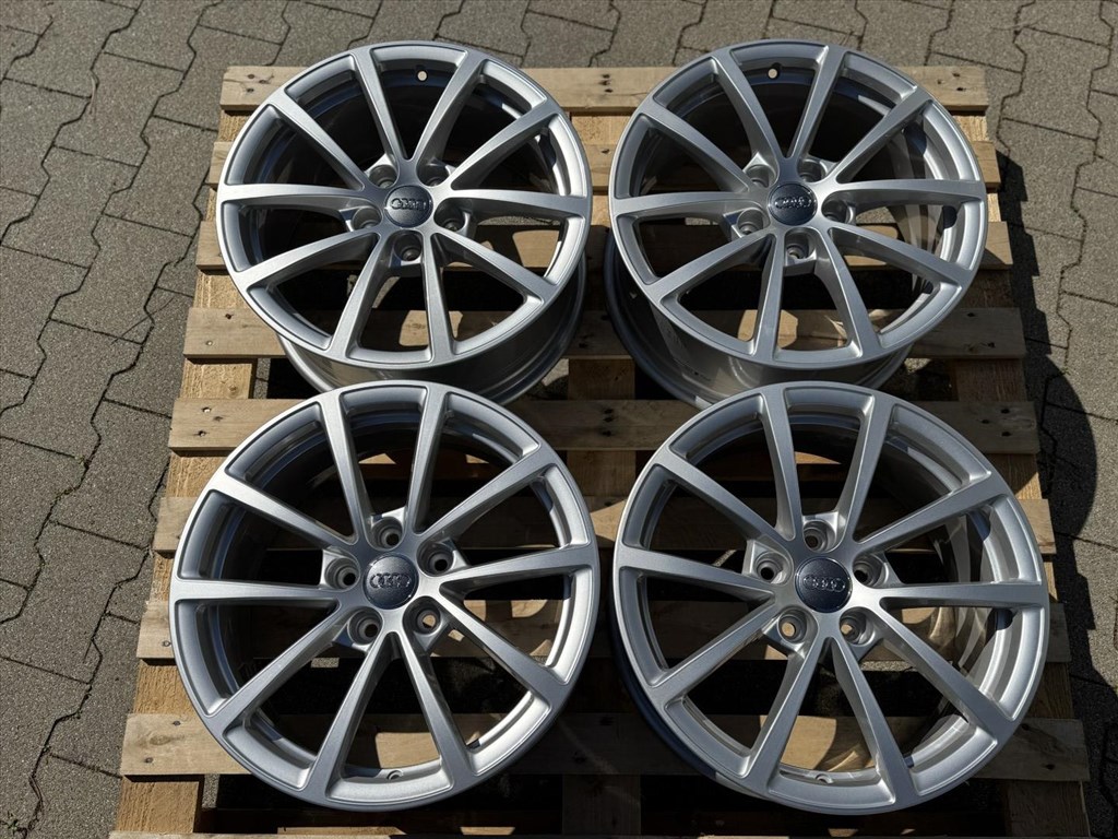 R17 5x112 Original Audi A4 A6 7.5J ET36 gyári új alufelnik felnik  17" 3. kép