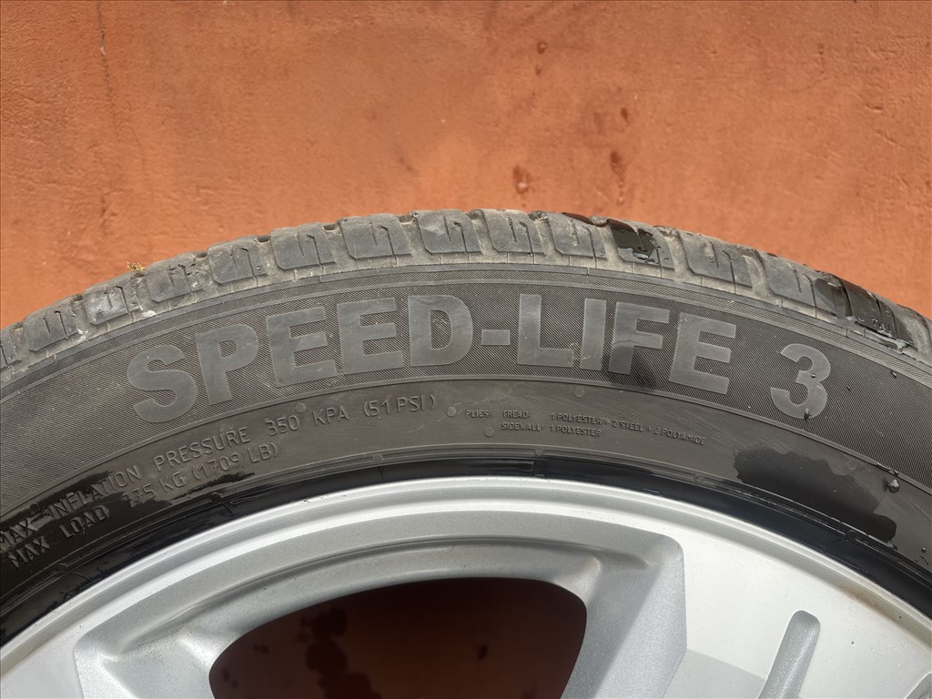  5x127 lyukosztású 19" használt (gyári felni) alufelni, rajta 225/55 4. kép