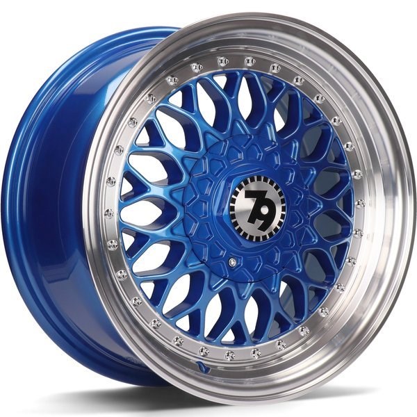 479 KÉK ALUFELNI 17 5x112/5x120 TÍPUS BBS RS  ET35 . 1. kép