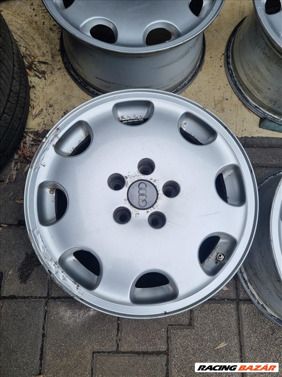  5x112 lyukosztású 7,5JJ 16" újszerű gyári Audi alufelni 2. kép