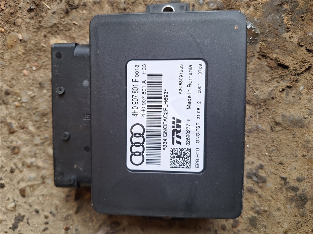 Audi A6 (C7 - 4G) 4h0 907 801 F Kézifék vezérlő  1. kép