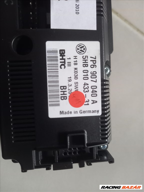 Volkswagen Touareg II VW Touareg 7P fűtés klíma panel kapcsoló 7p6907040a 9. kép