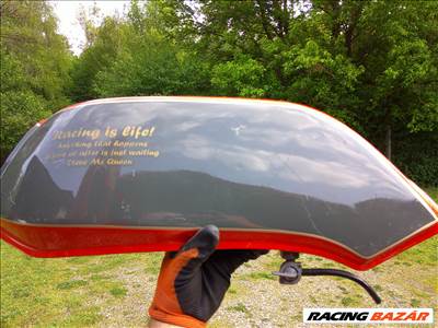 HONDA CB 400-AS CAFE-RACER MKP.-RÓL :EGYIK OLDALÁN HORPADT GYÁRI BENZINTANK