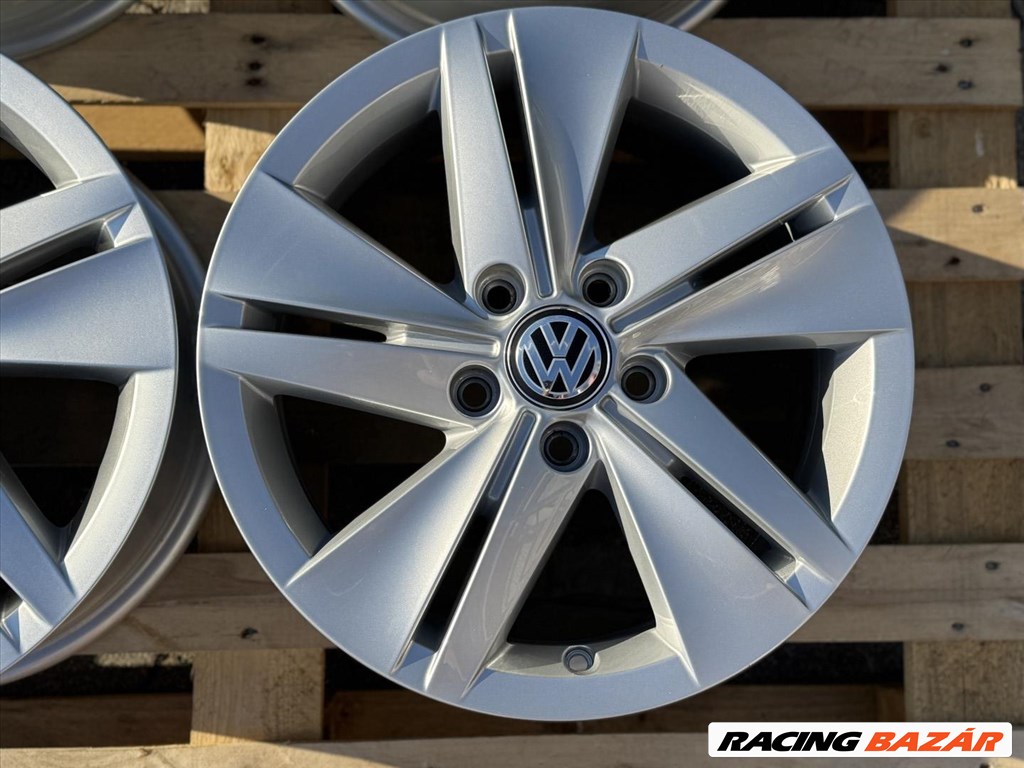 R16 5x112 Original Volkswagen Golf 8 VIII  7J ET48 gyári demo alufelni 2. kép