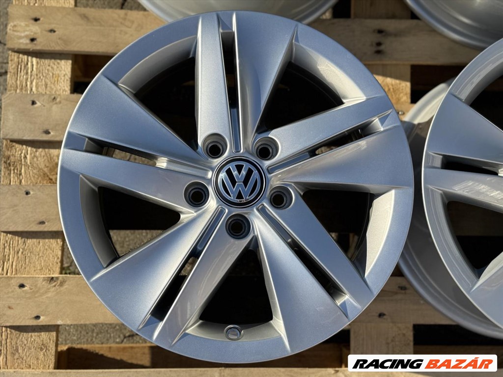 R16 5x112 Original Volkswagen Golf 8 VIII  7J ET48 gyári demo alufelni 3. kép