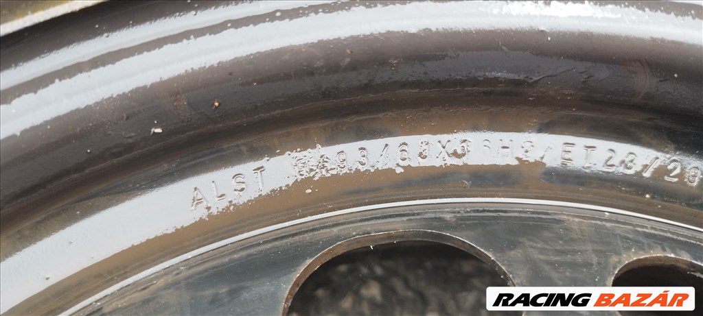 Citroen Berlingo II, Peugeot partner II 16" gyári lemezfelni 195/55 Hankook téli gumikkal  8. kép