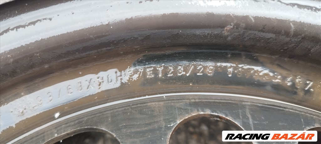 Citroen Berlingo II, Peugeot partner II 16" gyári lemezfelni 195/55 Hankook téli gumikkal  9. kép