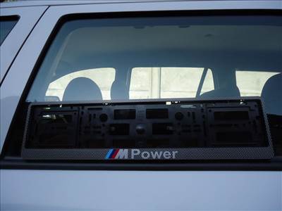 BMW KARBON M POWER RENDSZÁMTÁBLA E30,E34,E36,E46,E39,E60,E90,E70 STB...