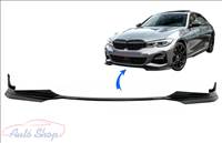 BMW G20 G21 G28 M-Performance első lökhárító spoiler,Splitter, Lippe, lakk fekete BMW 3-as, G20, 2019-