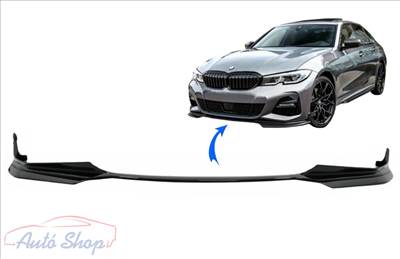 BMW G20 G21 G28 M-Performance első lökhárító spoiler,Splitter, Lippe, lakk fekete BMW 3-as, G20, 2019-