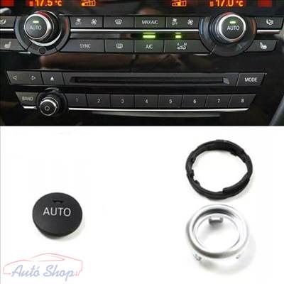 BMW F10 F11 F06 F07 F01 F02 F04 F15 F16 klíma panel AUTO gomb, tekerő 61319393931