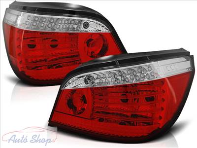 BMW E60 07.03-07 Piros Fehér LED -es hátsó lámpa